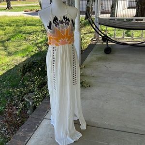 Rip curl embroidered maxi